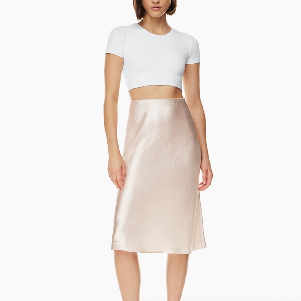 Aritzia Babaton Midi slip skirt Denude size 2